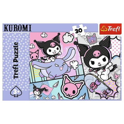 Trefl Puzzle Zabawy z Kuromi 30 el. Trefl (18325)