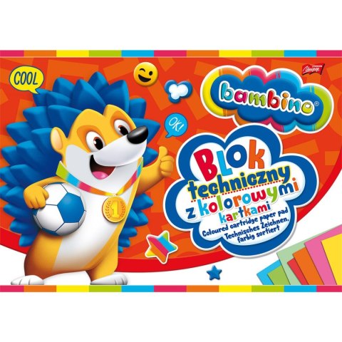 Unipap Blok techniczny Bambino A4 160g 10k [mm:] 210x297 Unipap