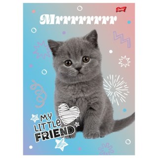 Unipap Zeszyt A4 MY LITTLE FRIEND 32k. 70g krata Unipap