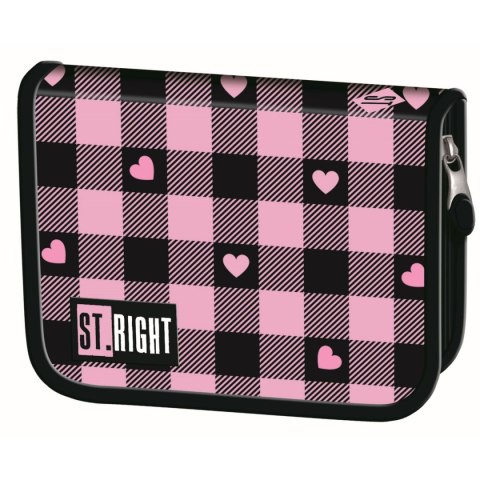 Bambino Piórnik STRIGHT PINK CHECKERED PC-03 Bambino (bez wypozażenia)