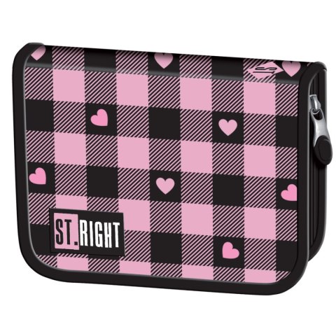 Bambino Piórnik STRIGHT PINK CHECKERED PC-03 Bambino (bez wypozażenia)