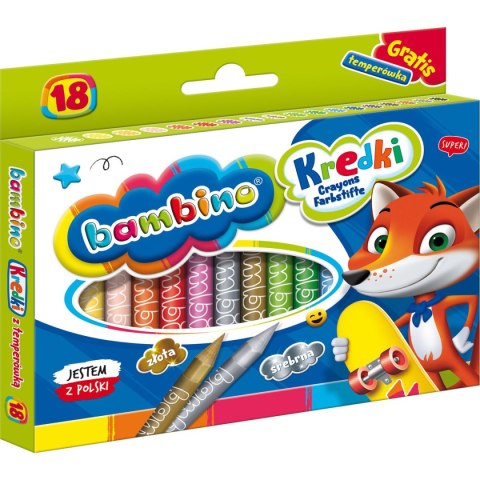 St.Majewski Kredki glinkowe 18 kol. St.Majewski