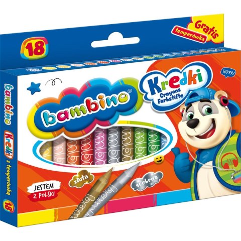 St.Majewski Kredki glinkowe 18 kol. St.Majewski