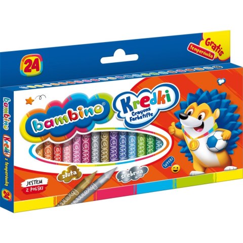 St.Majewski Kredki glinkowe Bambino 24 kol. St.Majewski
