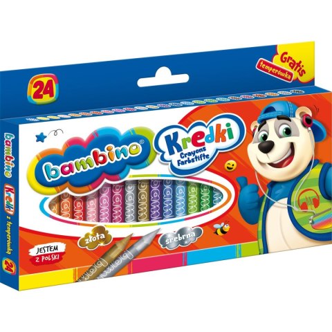 St.Majewski Kredki glinkowe Bambino 24 kol. St.Majewski