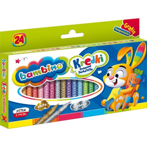 St.Majewski Kredki glinkowe Bambino 24 kol. St.Majewski