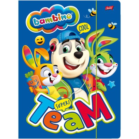 St.Majewski Teczka kartonowa na gumkę Bambino A4 mix 300g [mm:] 210x297 St.Majewski