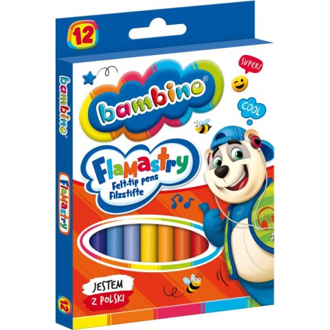St.Right Flamaster Bambino 12 kolorów 12 kol. St.Right