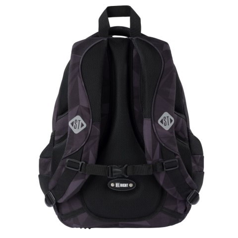 St.Right Plecak GEOMETRIC GREY 5903235673511 4-KOMORY St.Right (BP-04)