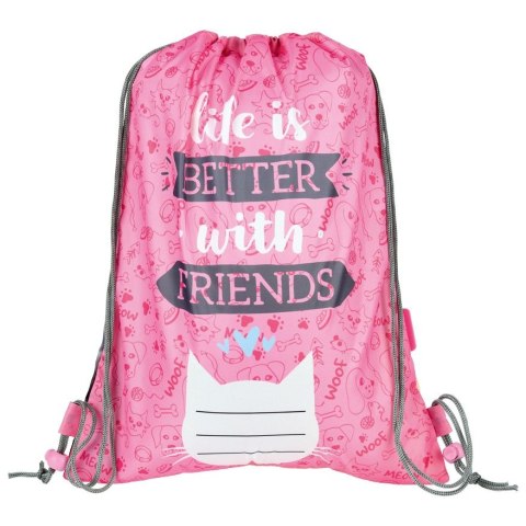 St.Right Worek na buty MY LITTLE FRIEND KOT/pies worek na obuwie St.Right (SO-01)