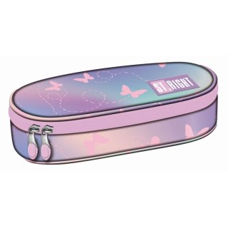 St.right Saszetka Z Usztwnianą Klapką PINK BUTTERFILIES różne St.right (PC-01)