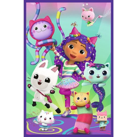 Trefl Puzzle Gabby Owady na łące 3x80 el. Trefl (34882)