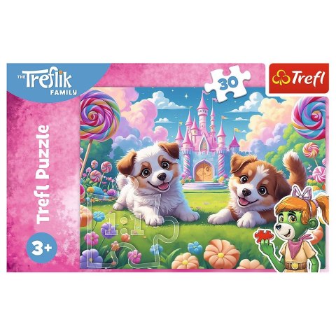 Trefl Puzzle Trefliki Świat pełen uśmiechu 30 el. Trefl (18319)