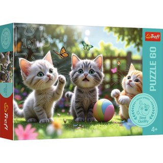 Trefl Puzzle Trzy kociaki 60 el. Trefl (17412)