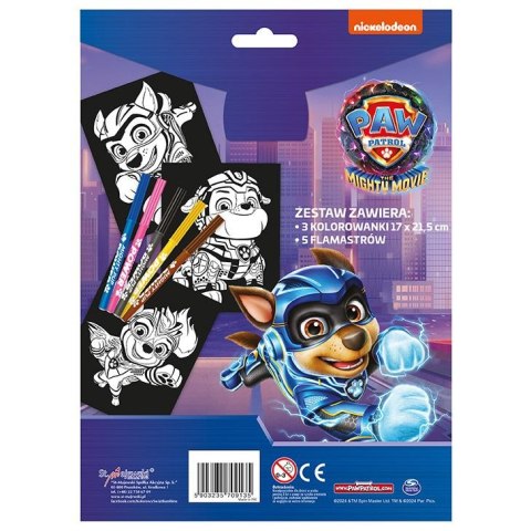 Unipap Kolorowanka Psi Patrol z flamastrami Unipap