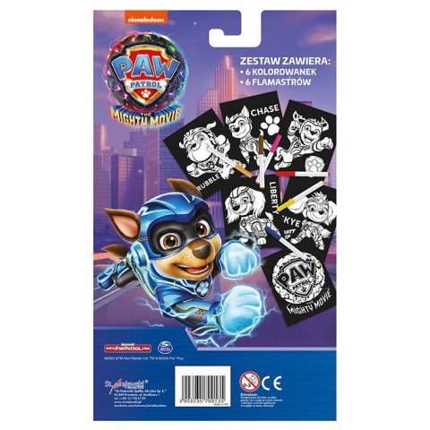 Unipap Kolorowanka Psi Patrol z flamastrami Unipap