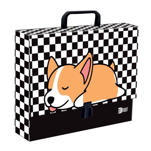 Unipap Teczka kartonowa ST.RIGHT SLEEPY CORGI A4 mix Unipap
