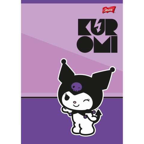 Unipap Zeszyt Kuromi aminowany A5 32k. 70g krata Unipap