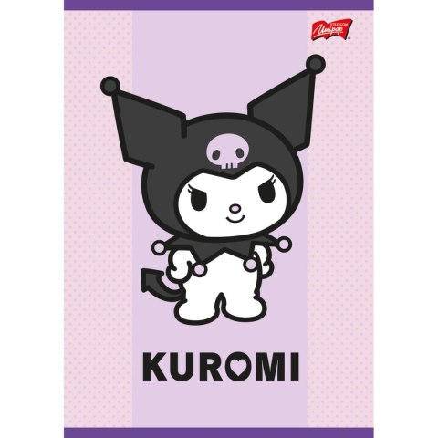 Unipap Zeszyt Kuromi aminowany A5 32k. 70g krata Unipap