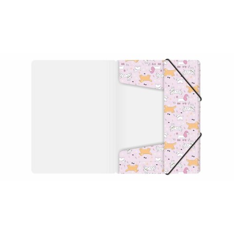 Biurfol Teczka plastikowa na gumkę PUPPIES A4 mix Biurfol (TGN-A4-36)