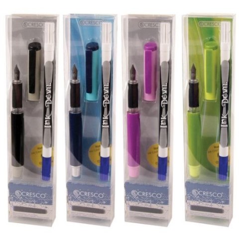 Cresco Zestaw piśmienniczy P+W GO PEN COLOR + 6 naboi Cresco (202038)