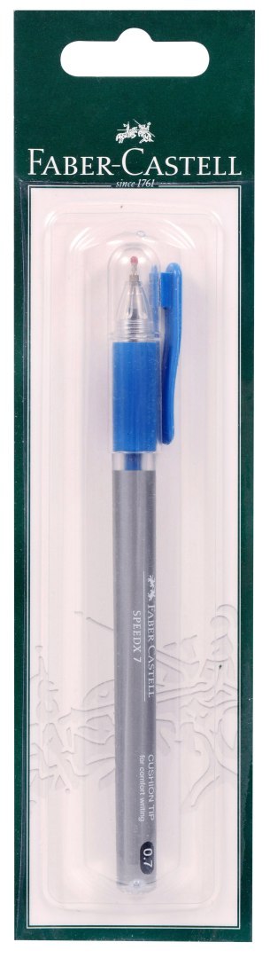 Faber Castell Długopis Speedx Titanum wkład niebieski 0,7mm Faber Castell (KPL546251-FC-B1)