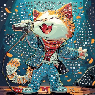 Fun&Joy Mozaika kot śpiewa Fun&Joy