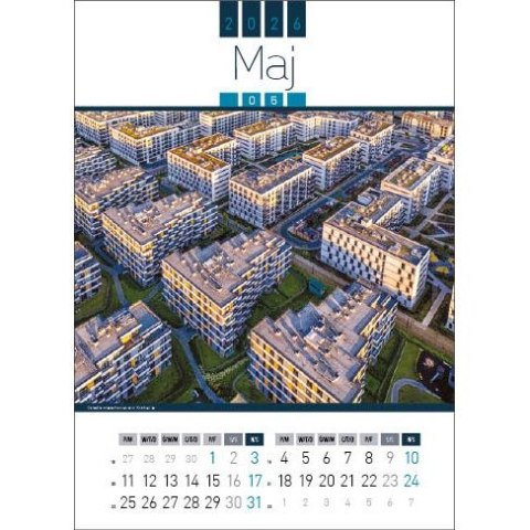 Jotan Kalendarz ścienny AIR POLAND 13-kartkowy 330mm x 500mm Jotan (WP129)