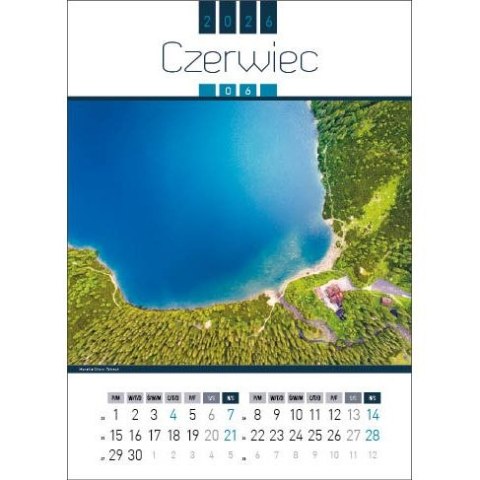 Jotan Kalendarz ścienny AIR POLAND 13-kartkowy 330mm x 500mm Jotan (WP129)