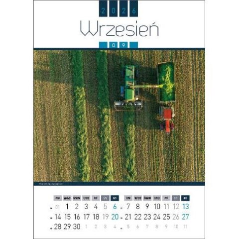 Jotan Kalendarz ścienny AIR POLAND 13-kartkowy 330mm x 500mm Jotan (WP129)