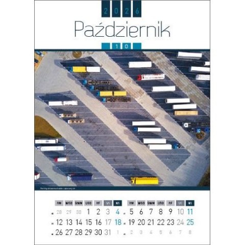 Jotan Kalendarz ścienny AIR POLAND 13-kartkowy 330mm x 500mm Jotan (WP129)