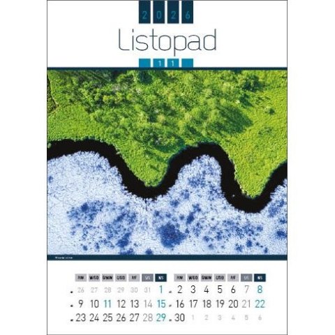 Jotan Kalendarz ścienny AIR POLAND 13-kartkowy 330mm x 500mm Jotan (WP129)