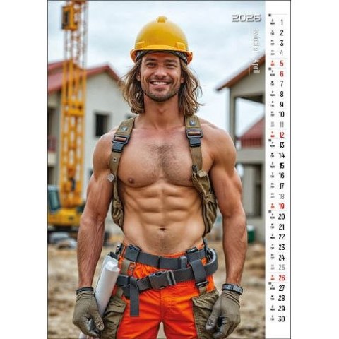 Jotan Kalendarz ścienny MAN, PASSION&WORK 13- planszowy 300mm x 350mm Jotan (WPK148)