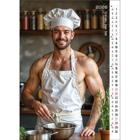 Jotan Kalendarz ścienny MAN, PASSION&WORK 13- planszowy 300mm x 350mm Jotan (WPK148)