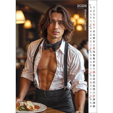 Jotan Kalendarz ścienny MAN, PASSION&WORK 13- planszowy 300mm x 350mm Jotan (WPK148)