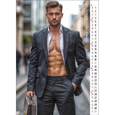 Jotan Kalendarz ścienny MAN, PASSION&WORK 13- planszowy 300mm x 350mm Jotan (WPK148)