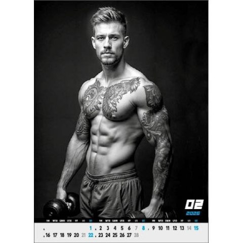 Jotan Kalendarz ścienny MEN 12 KARTKOWY 300mm x 350mm Jotan (WPK149)