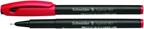 Schneider Cienkopis Topliner 967 wkład czerwony 0,4mm 1kol. Schneider (SR9672)
