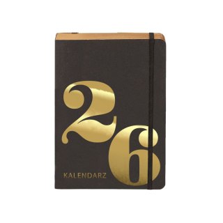 Antra Kalendarz książkowy (terminarz) 2026 KRAFT DNS A5 Antra (ZŁOTY)