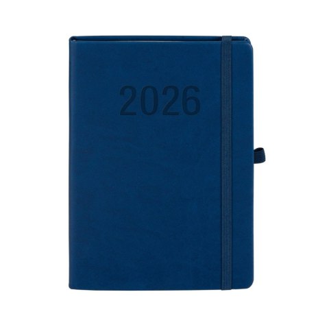 Antra Kalendarz książkowy (terminarz) 2026 MEMOFIX TDW A5 Antra (GRANATOWY)
