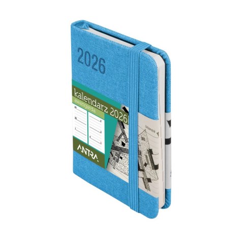 Antra Kalendarz książkowy (terminarz) NIEBIESKI AVANGARDA A7 Antra (2026)