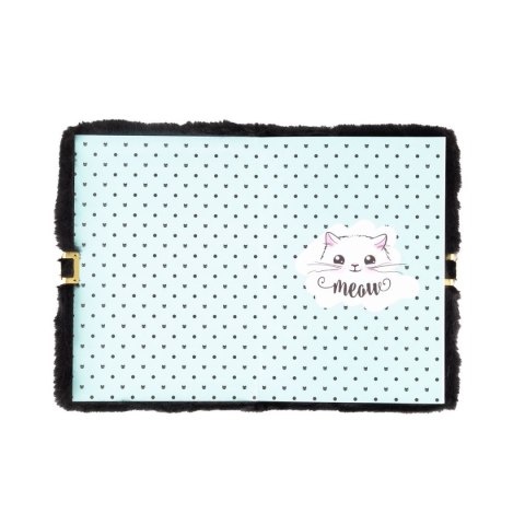 Astrapap Pamiętnik Fluffy Kitty Black A5 Astrapap (101025001)