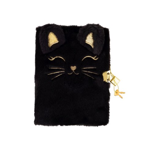 Astrapap Pamiętnik Fluffy Kitty Black A5 Astrapap (101025001)