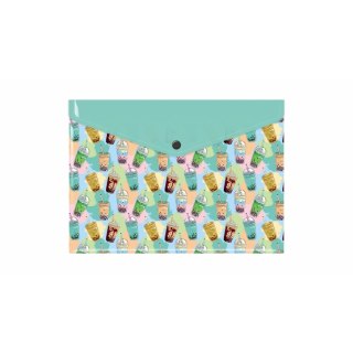 Biurfol Teczka plastikowa BUBBLE TEA A4 mix Biurfol (TKN-A4-37)