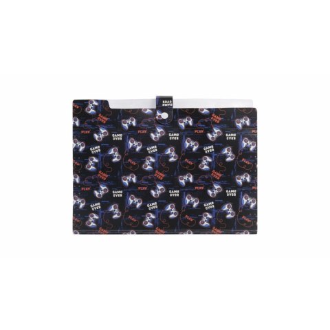 Biurfol Teczka z przegródkami GAMEPAD A4 kolor: mix 5 przegródek Biurfol (THN-A4-33)