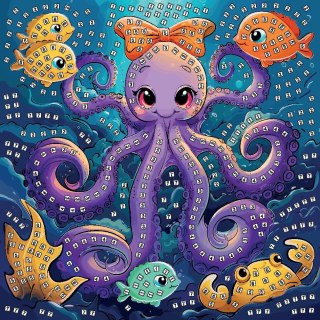 Fun&Joy Mozaika ośmiornica Fun&Joy