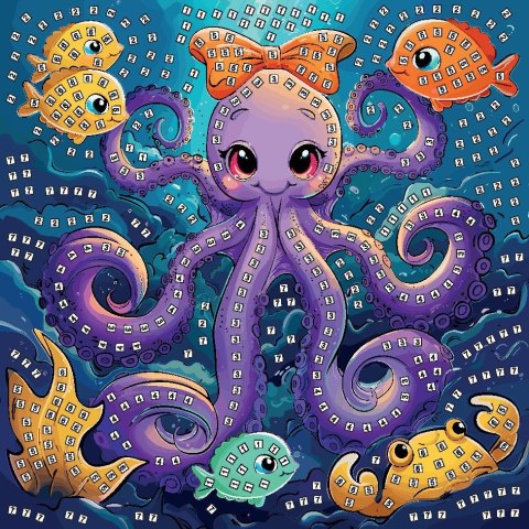 Fun&Joy Mozaika ośmiornica Fun&Joy