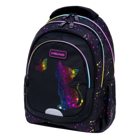 Head Plecak Golden Effect Rainbow Kitty Head (502025032)
