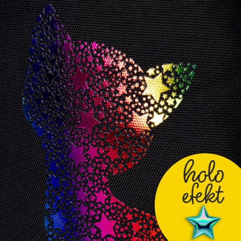 Head Plecak Golden Effect Rainbow Kitty Head (502025032)