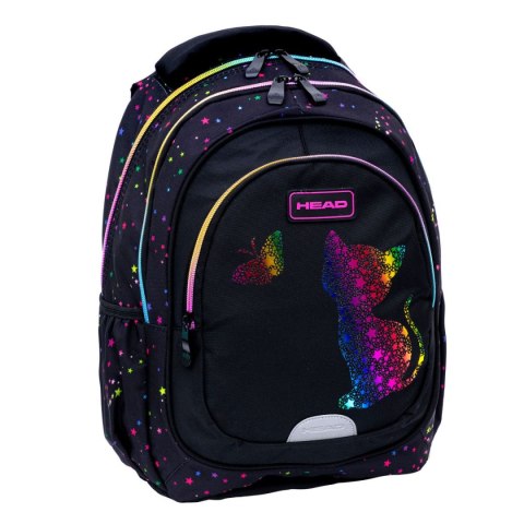 Head Plecak Golden Effect Rainbow Kitty Head (502025032)
